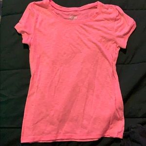 Justice Hot Pink basic t-shirt size 10 Girls